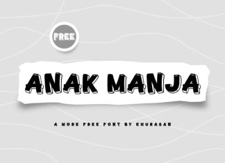 Anak Manja Font preview image 1