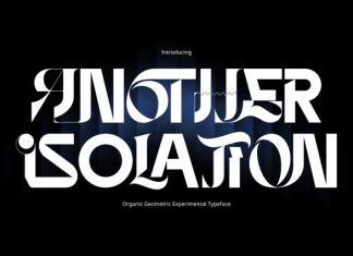 Another Isolation – Futuristic Font preview image 1