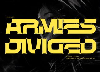 Armies Divided – Cyber Font preview image 1