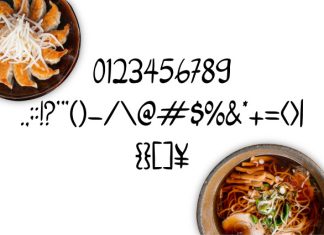 Asian Traditional Menu Font preview image 2