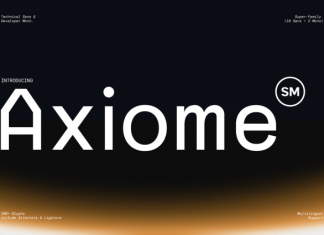 Axiome SM – Technical Sans & Developer Mono Font preview image 1