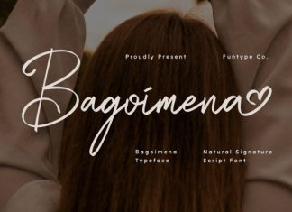 Bagoimena Font preview image 1