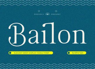 Bailon Font preview image 1