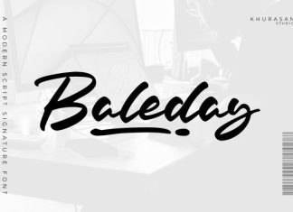 Baleday Font preview image 1