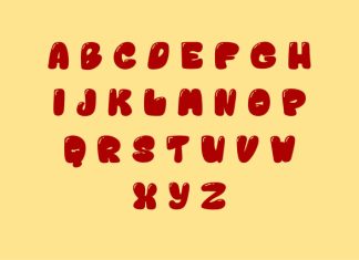 Balloon Birthday Font preview image 3