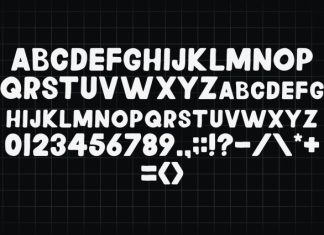 Balok Bold Font preview image 2
