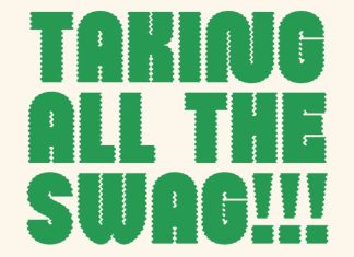 Bamboly Distort Font preview image 2
