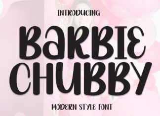 Barbie Chubby Font preview image 1