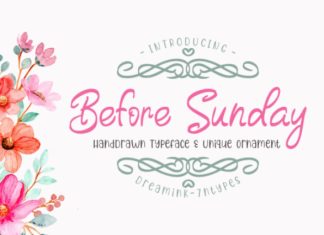 Before Sunday Font preview image 1