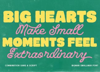 Bigman Smallman Font preview image 1