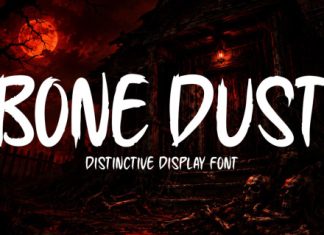 Bone Dust Font preview image 1