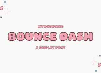 Bounce Dash Font preview image 1