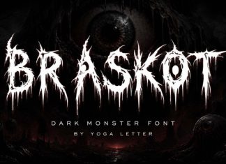 Braskot Font preview image 1