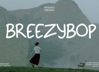 BreezyBop Font preview image 1