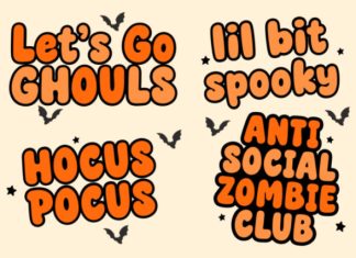 Bright Zombie Font preview image 2