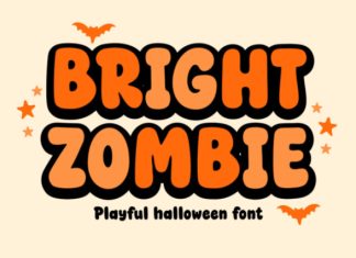Bright Zombie Font preview image 1