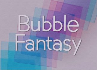 Bubble Fantasy Font preview image 1