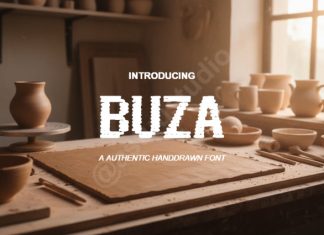 Buza Font preview image 1