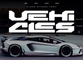CLEAR RIVERS – FUTURISTIC FONT preview image 2