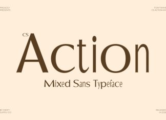 CS Action Mix Font preview image 1