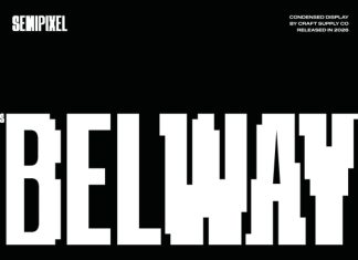 CS Belway Semipixel Font preview image 1