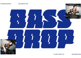 CS Matbold Rippled Font preview image 2