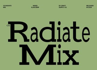 CS Radiate Mix Font preview image 1