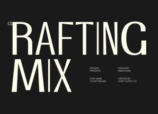 CS Rafting Mix Font preview image 1