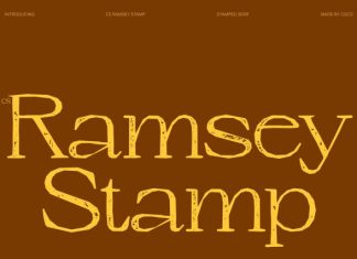 CS Ramsey Stamp Font preview image 1