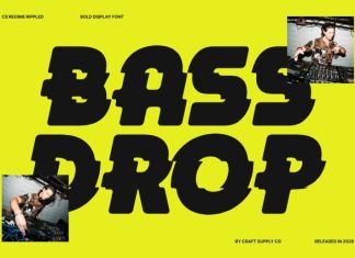 CS Regime Rippled Font preview image 3