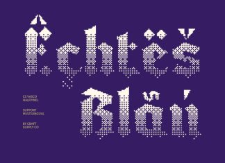 CS Vasco Halfpixel Font preview image 3