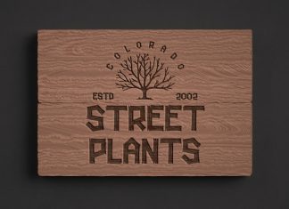 Carved Lines Wooden Font preview image 2