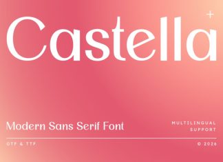 Castella – Modern Sans Serif Font preview image 1