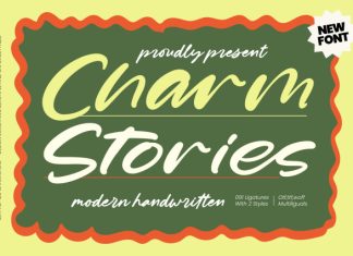 Charm Stories – Modern Handwritten Font preview image 1