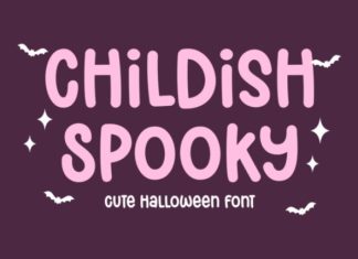 Childish Spooky Font preview image 1