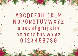 Christmas Holiday Font preview image 2