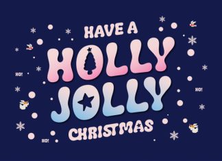 Christmas Statement – Bubble Font preview image 2