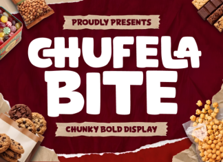 Chufela Bite – Chunky Bold Font preview image 1