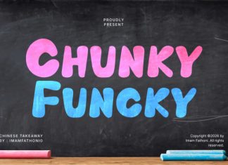 Chunky Funcky Font preview image 1