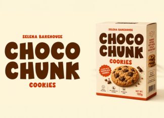 Chunky Zorvy Font preview image 3