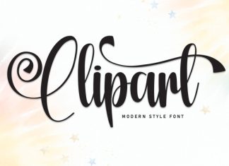 Clipart Font preview image 1