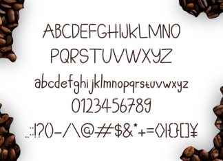 Coffee Shop Line Handwritten Font preview image 3