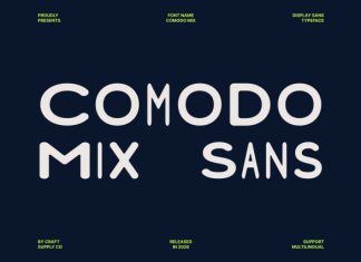 Comodo Mix Font preview image 1