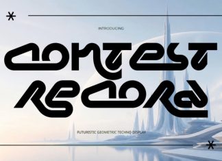 Contest Record – Futuristic Font preview image 1