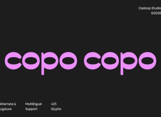 Copo Copo Font preview image 1