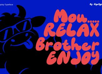 Cowmore Bigs Font preview image 2
