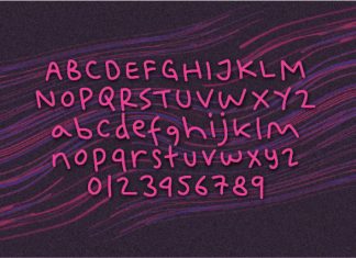 Crossingout HS Font preview image 2
