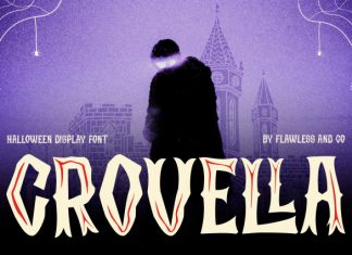 Crovella – Halloween Display Font preview image 1