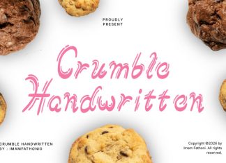 Crumble Handwritten Font preview image 1