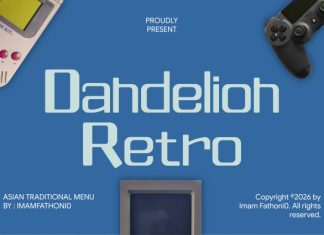 Dandelion Retro Font preview image 1